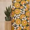 Orla Kiely Wallpaper-Dahlia Wallpaper
