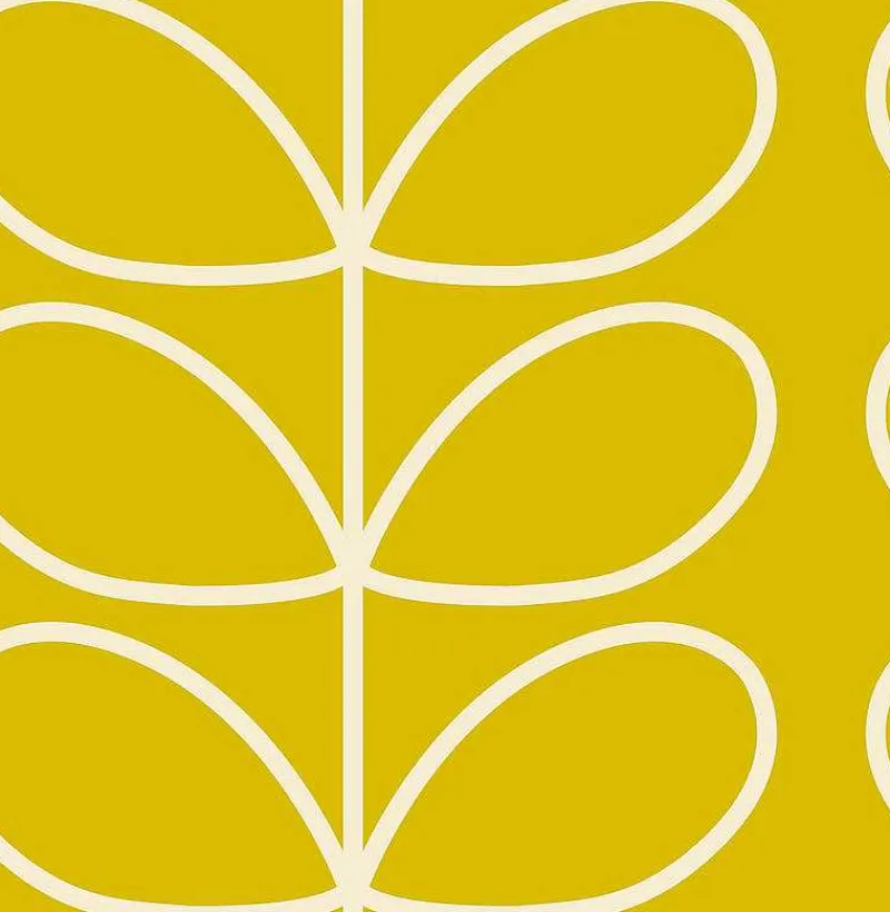 giant_linear_stem_sunflow_0.webp Orla Kiely Wallpaper-Giant Linear Stem Sunflower Wallpaper
