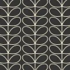 Orla Kiely Wallpaper-Linear Stem Charcoal Wallpaper