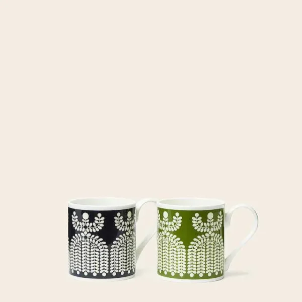 Orla Kiely Gifts Under £100-Mug Set Of 2