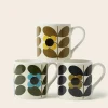 Orla Kiely Mugs & Teapots-Mug Set Of 3