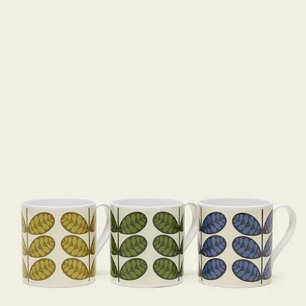 Orla Kiely Mugs & Teapots-Mug Set Of 3