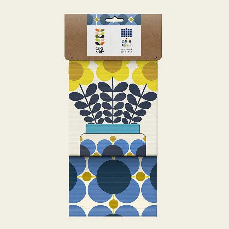 set_of__tea_towels_0.webp Orla Kiely Kitchen Textiles-Set Of 2 Tea Towels
